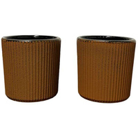 CZARKI ŻELIWNE FILIŻANKI 2 SZT ZESTAW ŻELIWNY DO HERBATY I ZIÓŁ 100ml