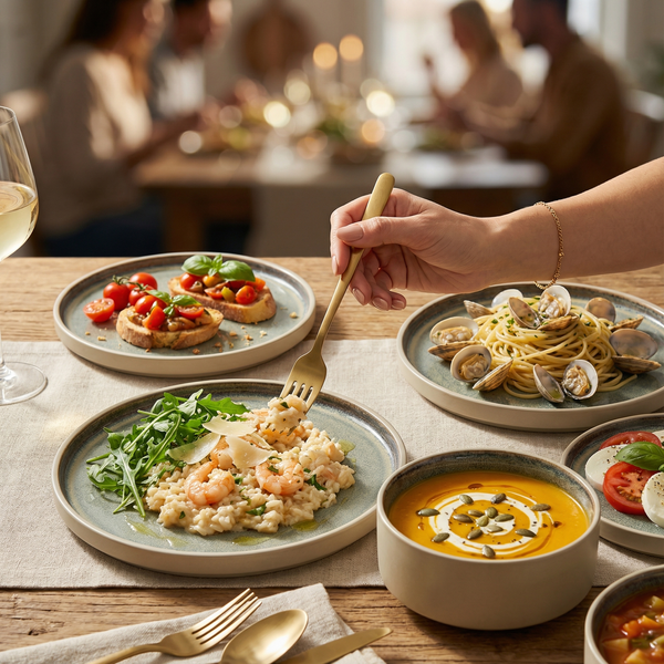 SERWIS OBIADOWY KOMPLET TALERZY 18EL. ZASTAWA OBIADOWA ZESTAW NA 6 OSÓB