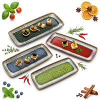 PATERA TALERZ PÓŁMISEK SALATERKA PROSTOKĄTNY CERAMICZNY 25 cm