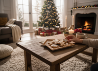 TALERZ PATERA ŚWIĄTECZNYA DO PIERNIKÓW I SERWOWANIA DAŃ 25X 21cm CERAMIKA