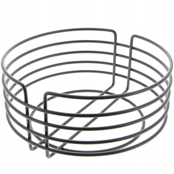 KOSZYK METALOWY NA CHLEB + WKŁAD Z TKANINY CZARNY