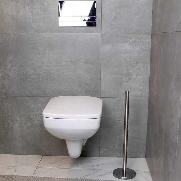 STOJAK TOALETOWY UCHWYT NA PAPIER ROLKI CHROM