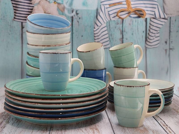 KUBKI CERAMICZNE KUBEK DO KAWY HERBATY ZESTAW 6