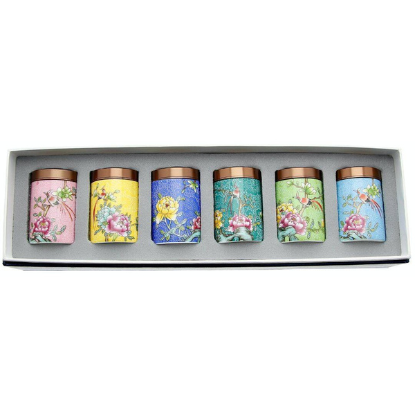 ZESTAW POJEMNIKÓW KOMPLET 5 DO KAWY HERBATY PRZYPRAW POJEMNIKI PORCELANOWE