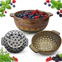 DURSZLAK CEDZAK CERAMICZNY DO MYCIA WARZYW OWOCÓW I MAKARONU Ø 20 cm