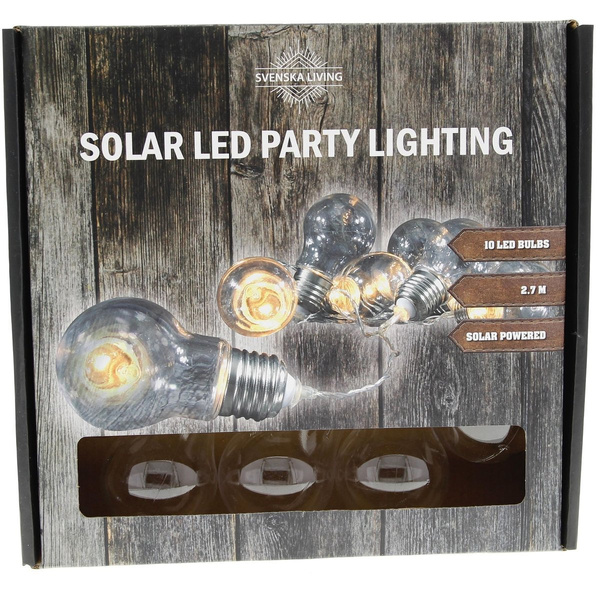 LAMPKI OGRODOWE ŻARÓWKI SOLAR ŁAŃCUCH LED GIRLANDA