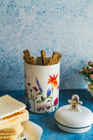 POJEMNIK ceramiczny SŁOIK do przechowywania PAN KWIATEK 1,25L