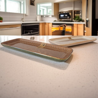 PATERA TALERZ PÓŁMISEK SALATERKA PROSTOKĄTNY CERAMICZNY 25 cm DO SUSHI