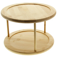 PATERA OBROTOWA BAMBUSOWA TALERZ DO SERWOWANIA