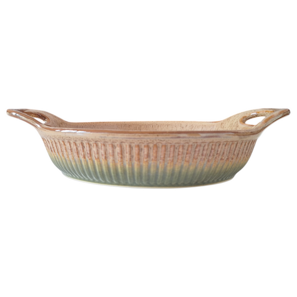 NACZYNIE ŻAROODPORNE CERAMICZNE FORMA DO PIECZENIA ZAPIEKANIA ø21 cm 0.9L