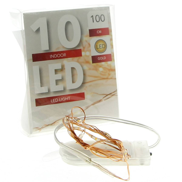 LAMPKI LED DRUCIK 10 DIOD 100 cm Na BATERIE