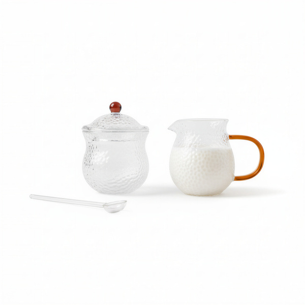 DZBANUSZEK CUKIERNICA ZESTAW CUKIERNICZKA POJEMNIK NA CUKIER MLECZNIK 250ML