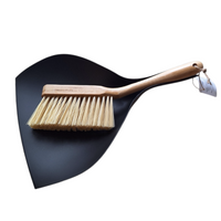 MIOTEŁKA SZUFELKA ZE ZMIOTKĄ EKO Z DREWNA DO SPRZĄTANIA KURZU ŚMIECI