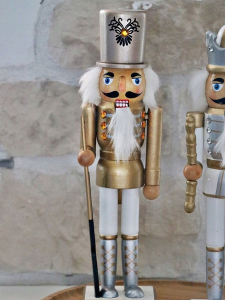 DZIADEK DO ORZECHÓW ŻOŁNIERZ OZDOBA Z DREWNA