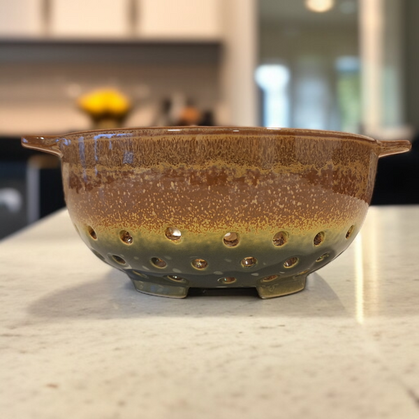 DURSZLAK CEDZAK CERAMICZNY DO MYCIA WARZYW OWOCÓW I MAKARONU Ø 20 cm