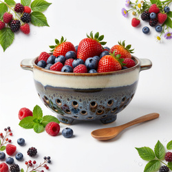 CEDZAK CERAMICZNY DURSZLAK DO MYCIA WARZYW OWOCÓW I MAKARONU