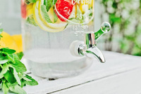 SŁÓJ Z KRANIKIEM SŁOIK SZKLANY DO LEMONIADY WODY