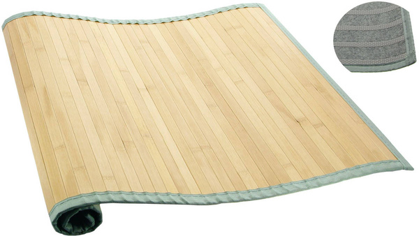 BAMBUSOWA MATA ŁAZIENKOWA DYWANIK DREWNIANY