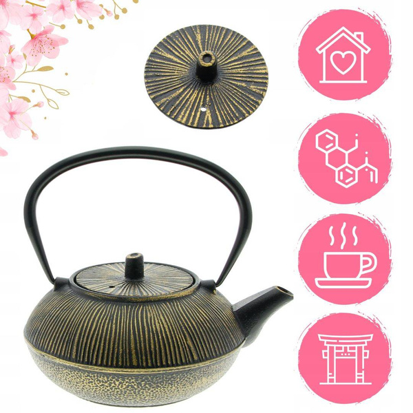 CZAJNIK ŻELIWNY ZAPARZACZ DO HERBATY I ZIÓŁ IMBRYK