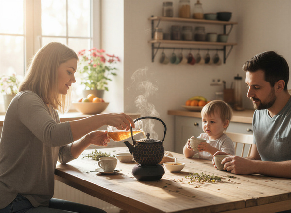 CZAJNIK ŻELIWNY IMBRYK 1,2L ZAPARZACZ DO HERBATY I ZIÓŁ PODGZREWACZ ŻELIWNY