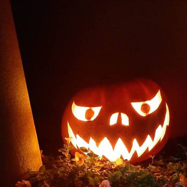 HOLLOWEEN LAMPKA DO DYNI ŚWIECZKA LED WKŁAD EFRKT ŻYWEGO OGNIA