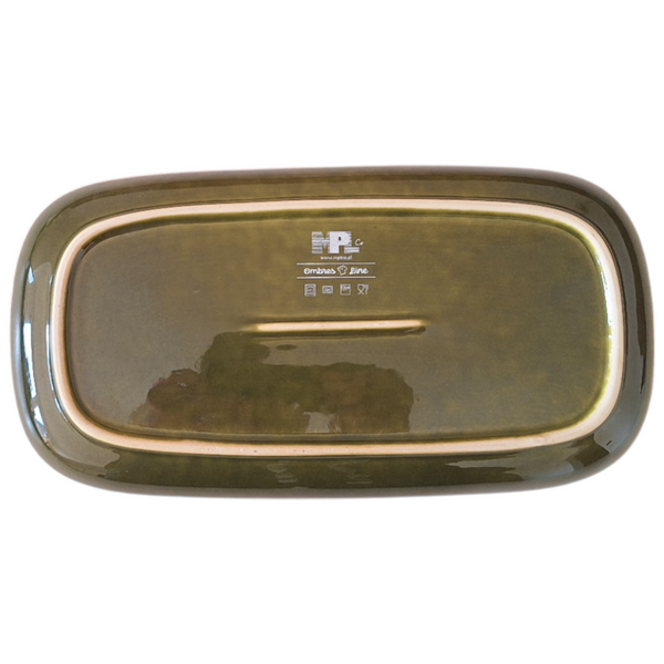 PÓŁMISEK SALATERKA TALERZ DO SUSHI SAŁATKOWY PROSTOKĄTNY CERAMICZNY 30 cm