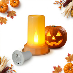 HOLLOWEEN LAMPKA DO DYNI ŚWIECZKA LED WKŁAD EFRKT ŻYWEGO OGNIA