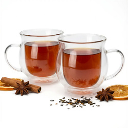 SZKLANKI TERMICZNE 250 ML DO KAWY HERBATY WINA 2 szt