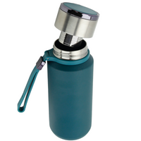 TERMOS KUBEK TERMICZNY PODRÓŻNY STALOWY 650 ml  DO KAWY HERBATY WODY +SITKO