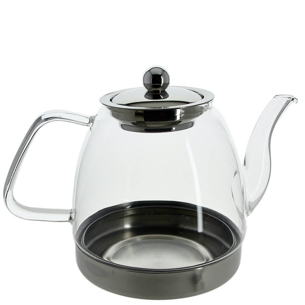 ZAPARZACZ CZAJNIK DZBANEK SZKLNAY INDUKCJA 1,2L DO KAWY HERBATY ZIÓŁ