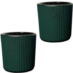 CZARKI ŻELIWNE FILIŻANKI 2 SZT ZESTAW ŻELIWNY DO HERBATY I ZIÓŁ 100ml