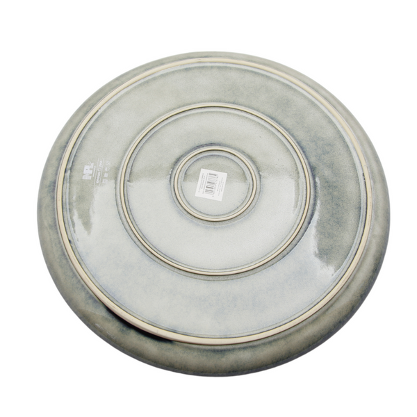 TALERZ OBIADOWY DO PIZZY CIAST DUŻY TALERZ PÓŁMISEK CERAMICZNY TALERZ 32 cm