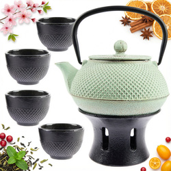 ZAPARZACZ ŻELIWNY CZARKI x4 ZESTAW PODGRZEWACZ