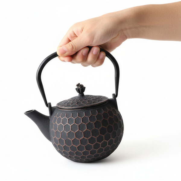 CZAJNIK ŻELIWNY IMBRYK PSZCZÓŁKA 1,2L ZAPARZACZ DO HERBATY I ZIÓŁ ŻELIWO