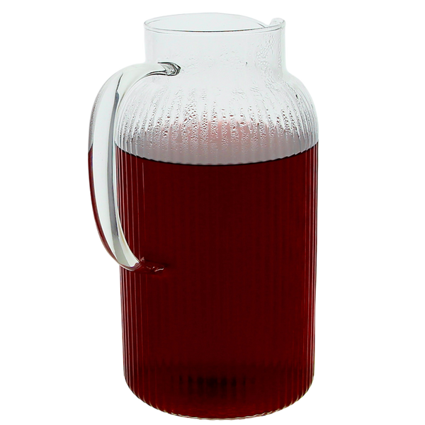 DZBANEK SZKLANY KARAFKA 1.8L NA WODĘ SOK HERBATĘ KAWE HOT 22,7 cm