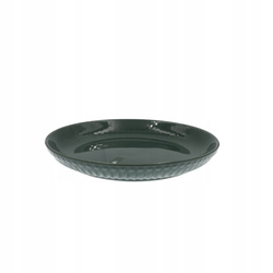Ceramiczny TALERZ deserowy 21cm linia MOSAIQUE OLIVE bez wzoru