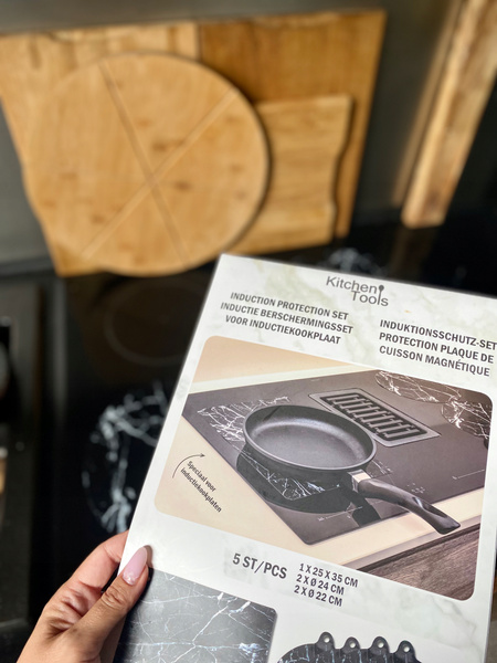 PODKŁADKI INDUKCYJNE ochronne na kuchenkę indukcyjną ZESTAW 5 sztuk