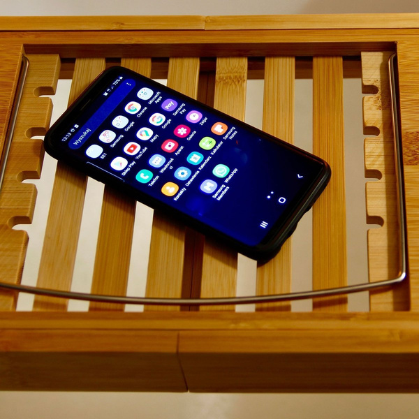 BAMBUSOWA MATA ŁAZIENKOWA DYWANIK DREWNIANY