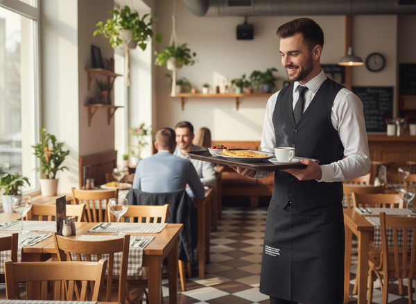 TACA KELNERSKA KUCHENNA ANTYPOŚLIZGOWA BRĄZOWA PROSTOKĄTNA 41,5×30,5×2cm
