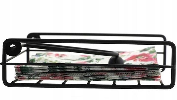 SERWETNIK STOAJK NA SERWETKI CHUSTECZKI METALOWY