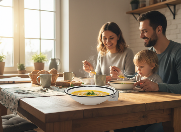 TALERZ DO ZUPY OBIADOWY ŚNIADANIOWY 500ML CERAMIKA Ø 21 CM DO SERWOWANIA