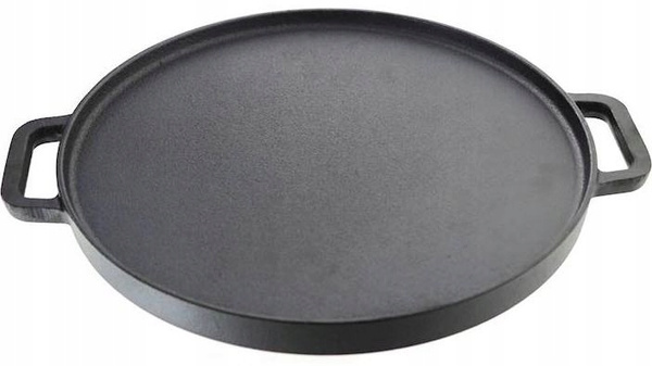 PATELNIA GRILLOWA ŻELIWNA PŁYTA 30 cm RUSZT ODLEW