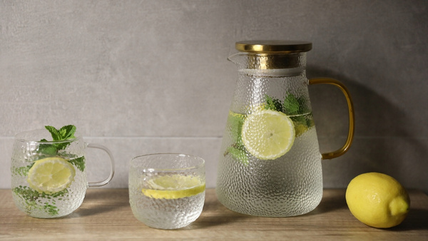 ŻAROODPORNY KUBEK bez ucha SZKLANKA do gorącego 400 ml