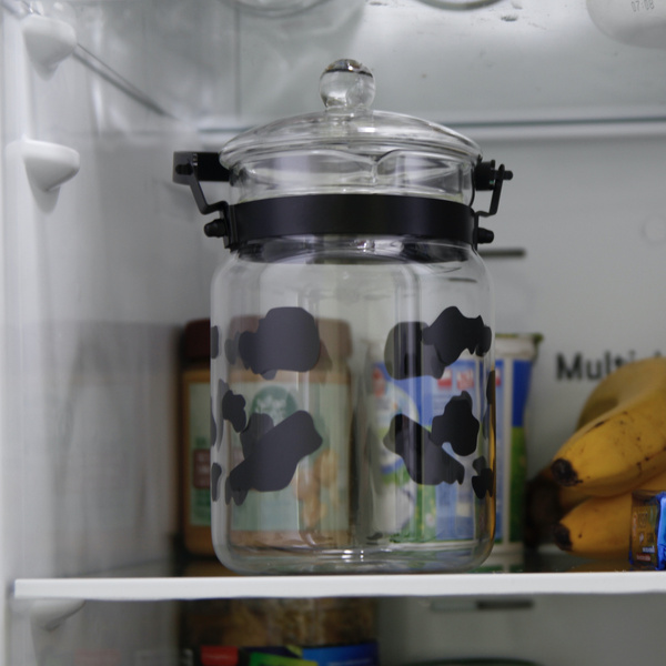 DZBANEK NA MLEKO MLECZNIK 1L SZKLANA KANKA KRÓWKA