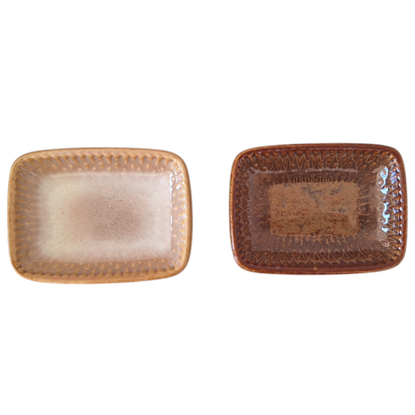 MISECZKA POJEMNIK DO SOSU DIPÓW SOSJERKA PROSTOKĄTNA CERAMICZNA 30ML