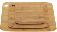 DESKI DO KROJENIA DREWNIANE BAMBUSOWE ZESTAW 3 szt