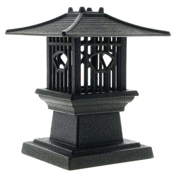 KOMINEK LED LAMPION LATARNIA ŻELIWNA LAMPA 3D Z OGNIEM RUCHOMYM PŁOMIEŃ