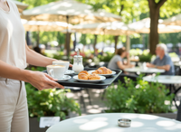 TACA KUCHENNA KELNERSKA CZARNA ANTYPOŚLIZGOWA 45,5×35,5×2 CM PROSTOKĄTNA