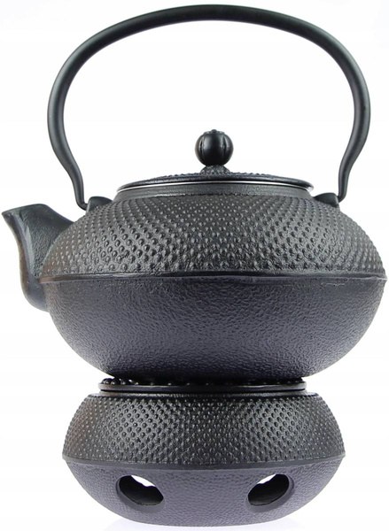 CZAJNIK 1,5L PODGRZEWACZ ŻELIWNY 4x CZARKI ZESTAW