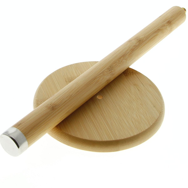 STOJAK BAMBUSOWY NA PAPIER RĘCZNIK KUCHENNY